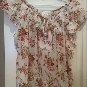 Midnight Sky Floral Blouse